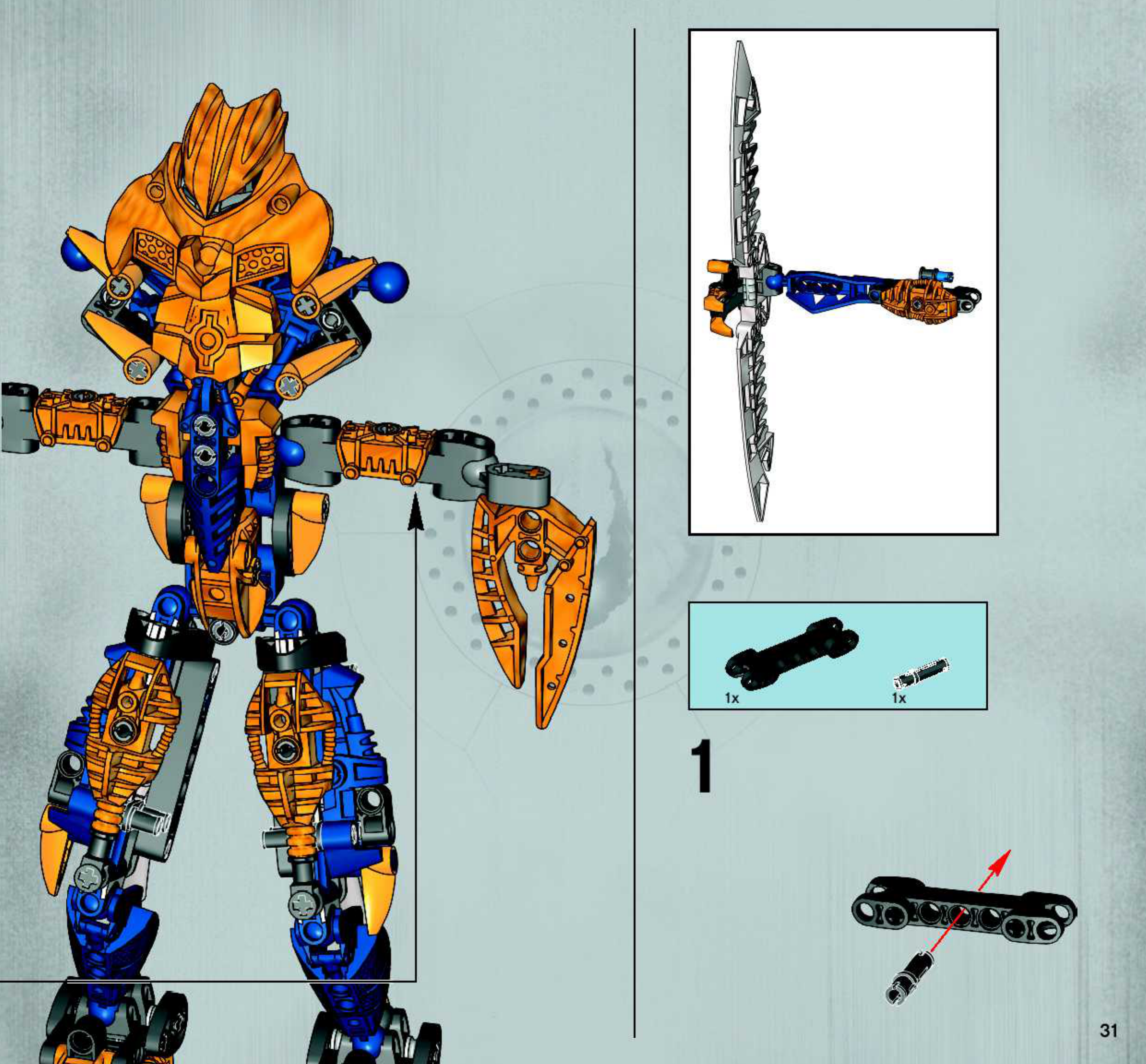 Bionicle best sale brutaka instructions