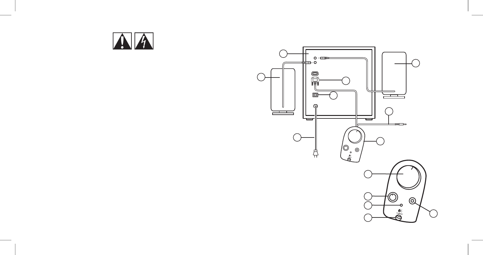 Logitech z240 схема