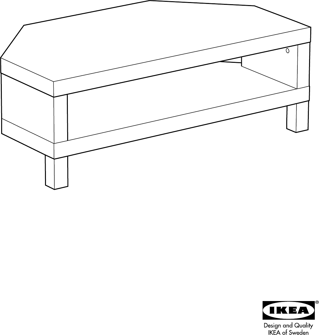 Handleiding Ikea LACK Tv-hoekmeubel (pagina 2 8) (Alle talen)