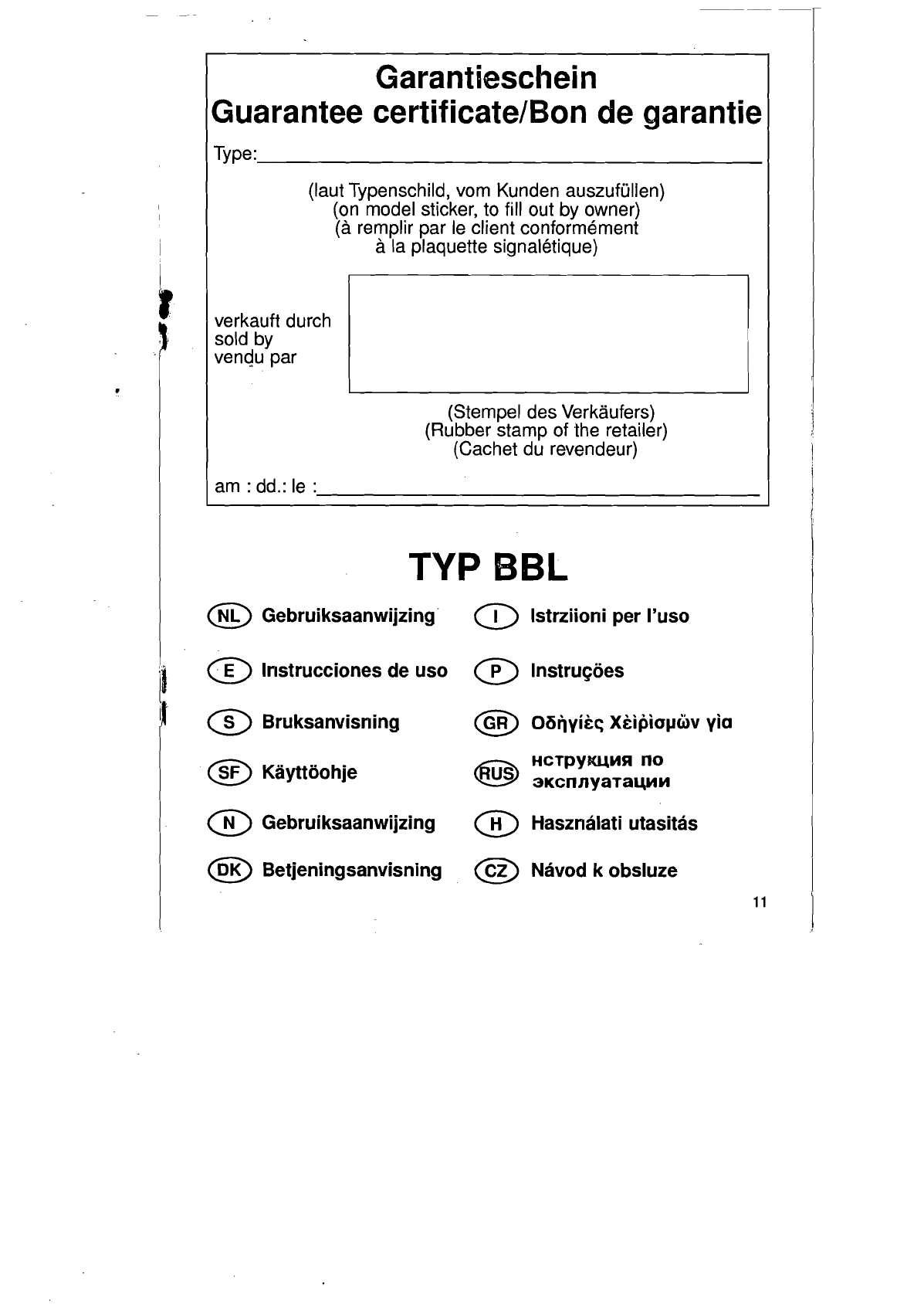 Aas Groenland Weglaten Handleiding Absaar BBL 1205 (pagina 11 van 14) (Nederlands)