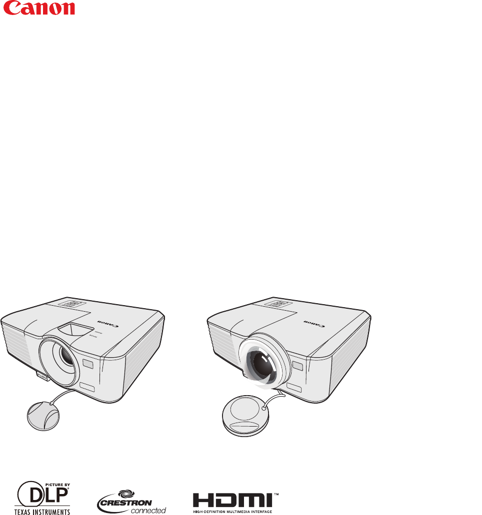 Canon LV-X320 user manual (English - 80 pages)