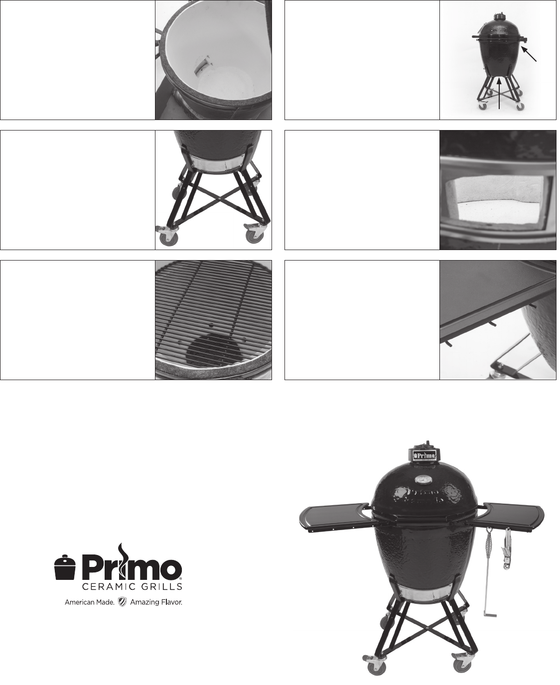 Handleiding Primogrill Kamado Pagina 1 Van 2 English