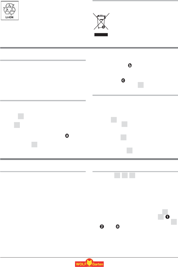 Handleiding Wolf Garten Li Ion Power Psa 700 Pagina 15 Van 184