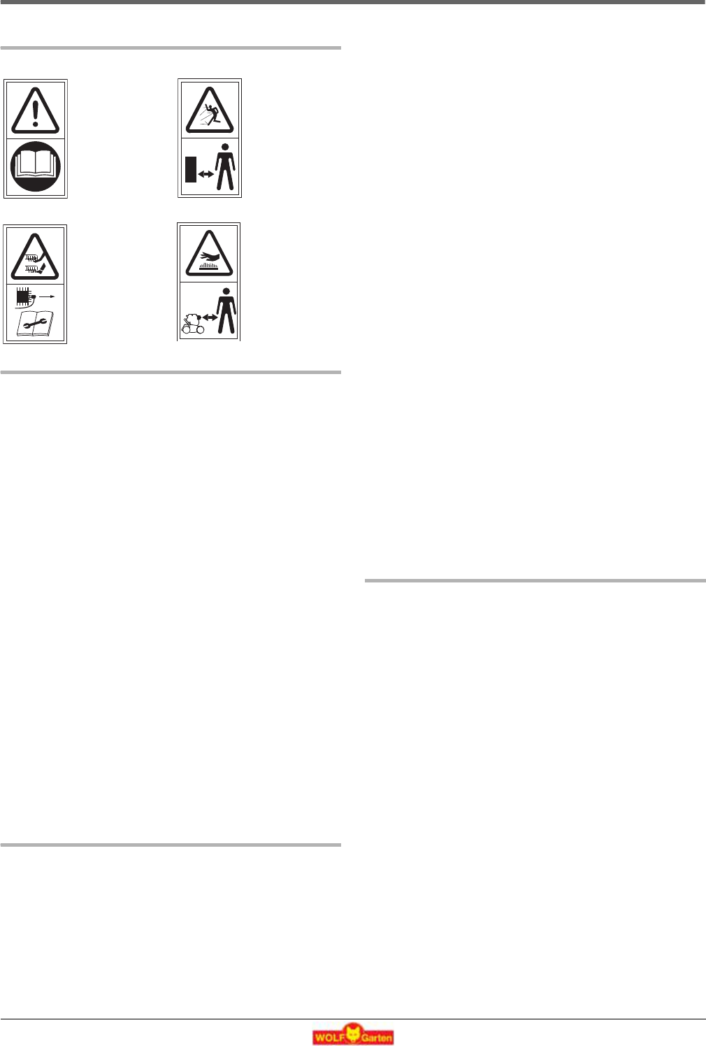 Handleiding Wolf Garten Uv 40 H Pagina 13 Van 32 Dansk Deutsch