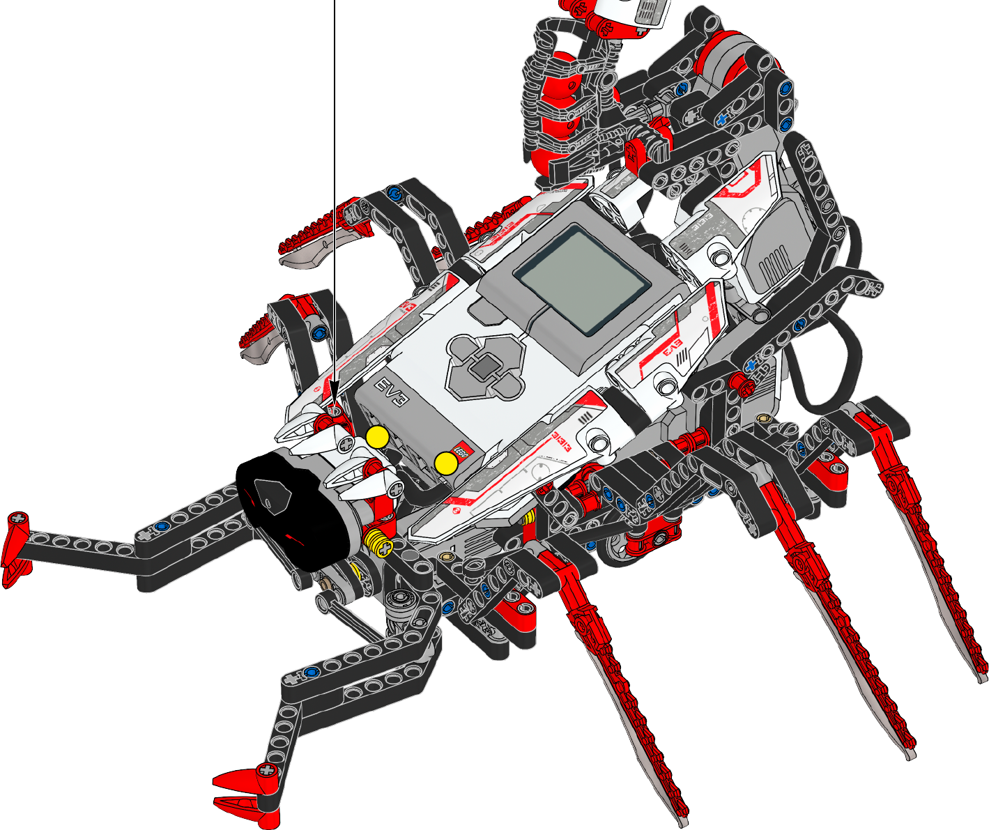 Схема сборки ev3