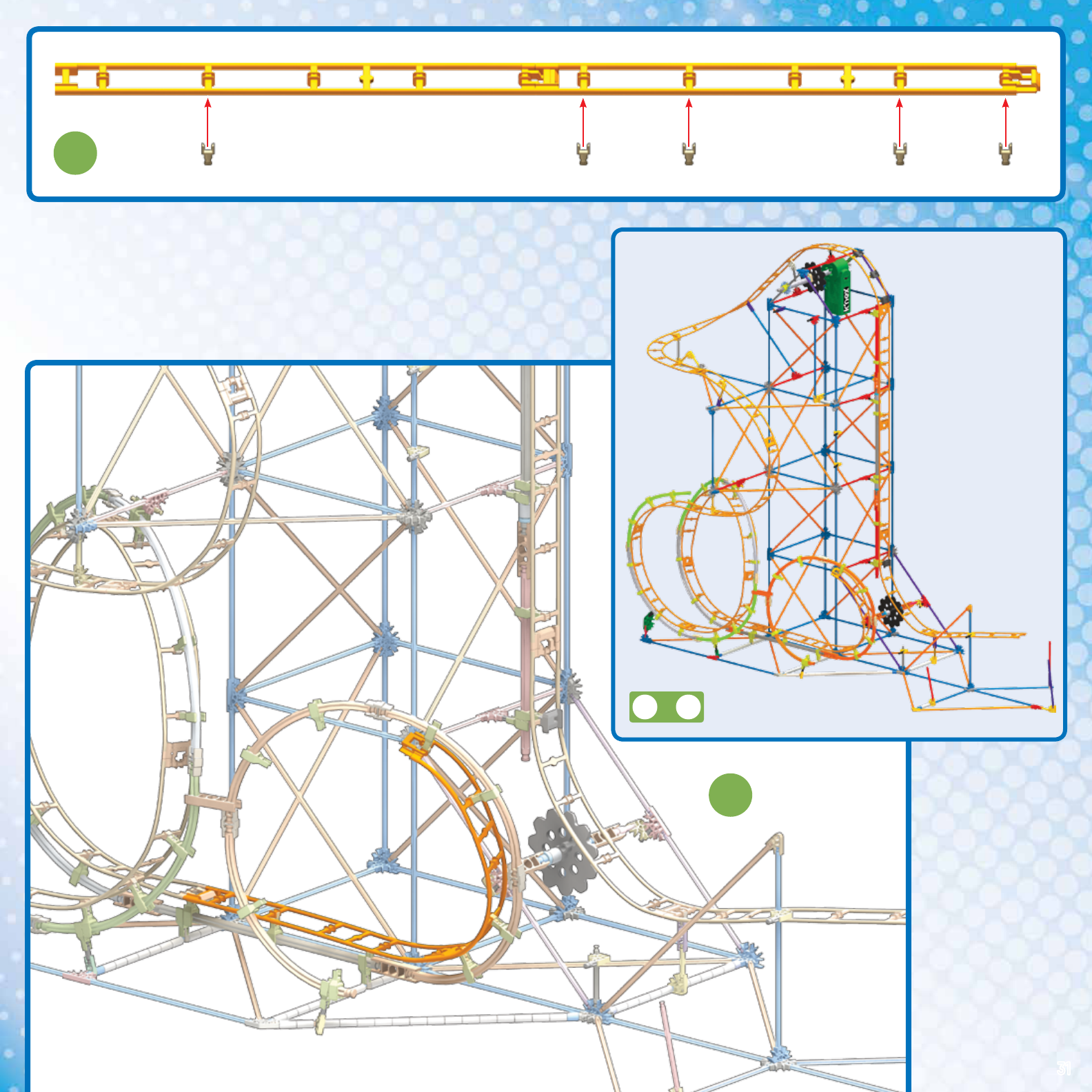 Handleiding Knex 18515 Mecha Strike Roller Coaster pagina 33