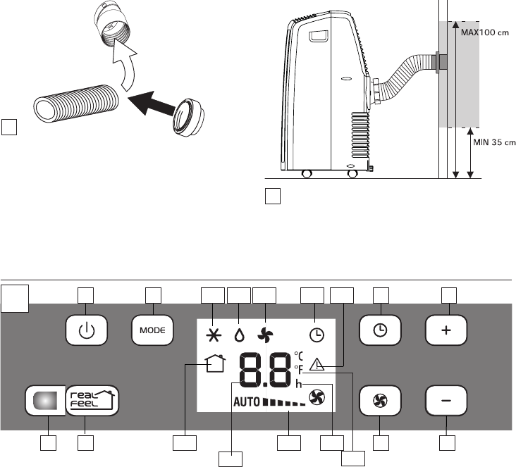 Handleiding DeLonghi PAC AN98 Eco Real Feel pagina 6 van 11 Engels