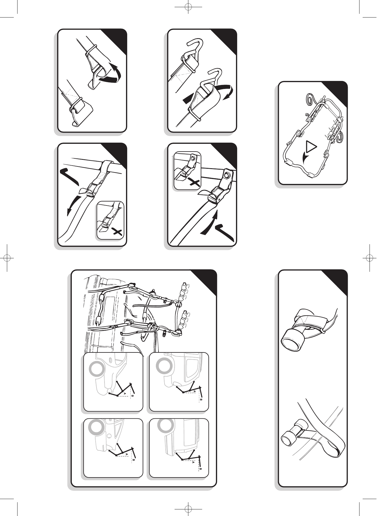 halfords 3 bike rack fitting instructions