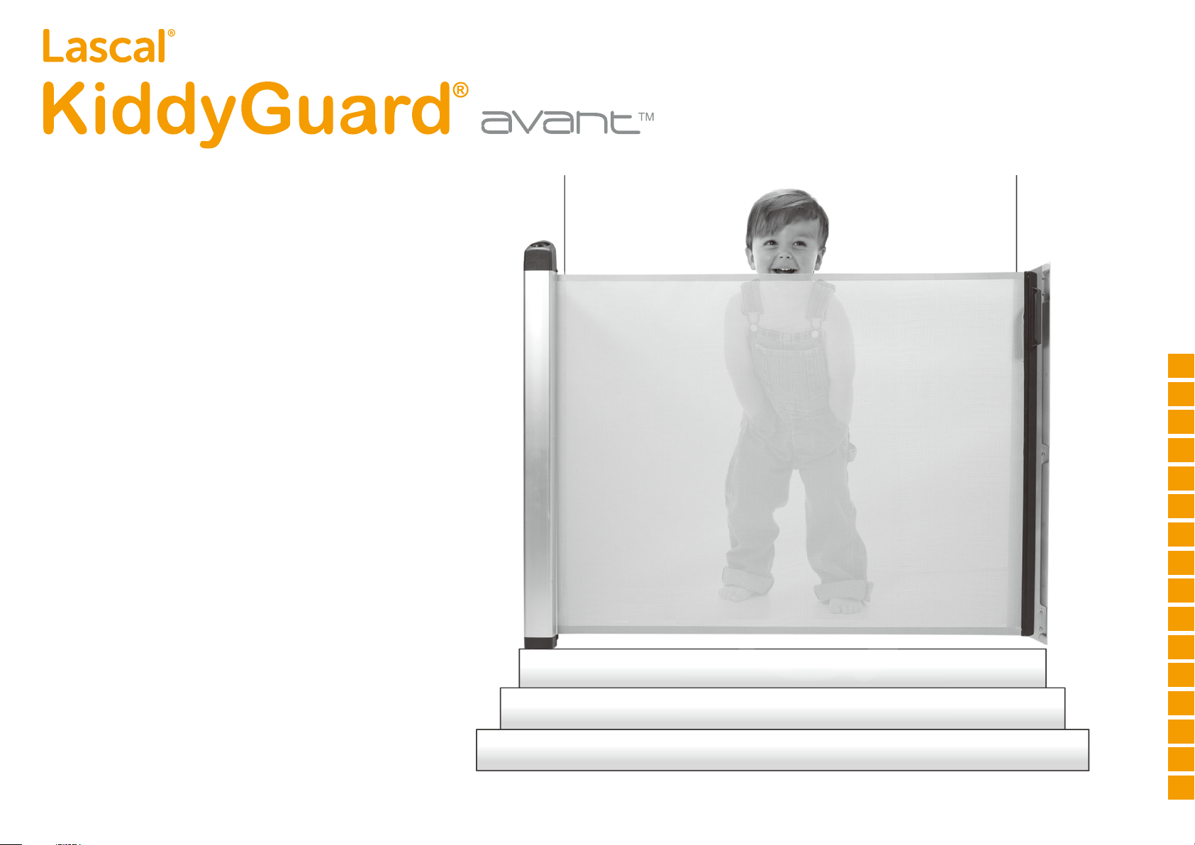 Barrière de sécurité Avant Kiddy guard - White