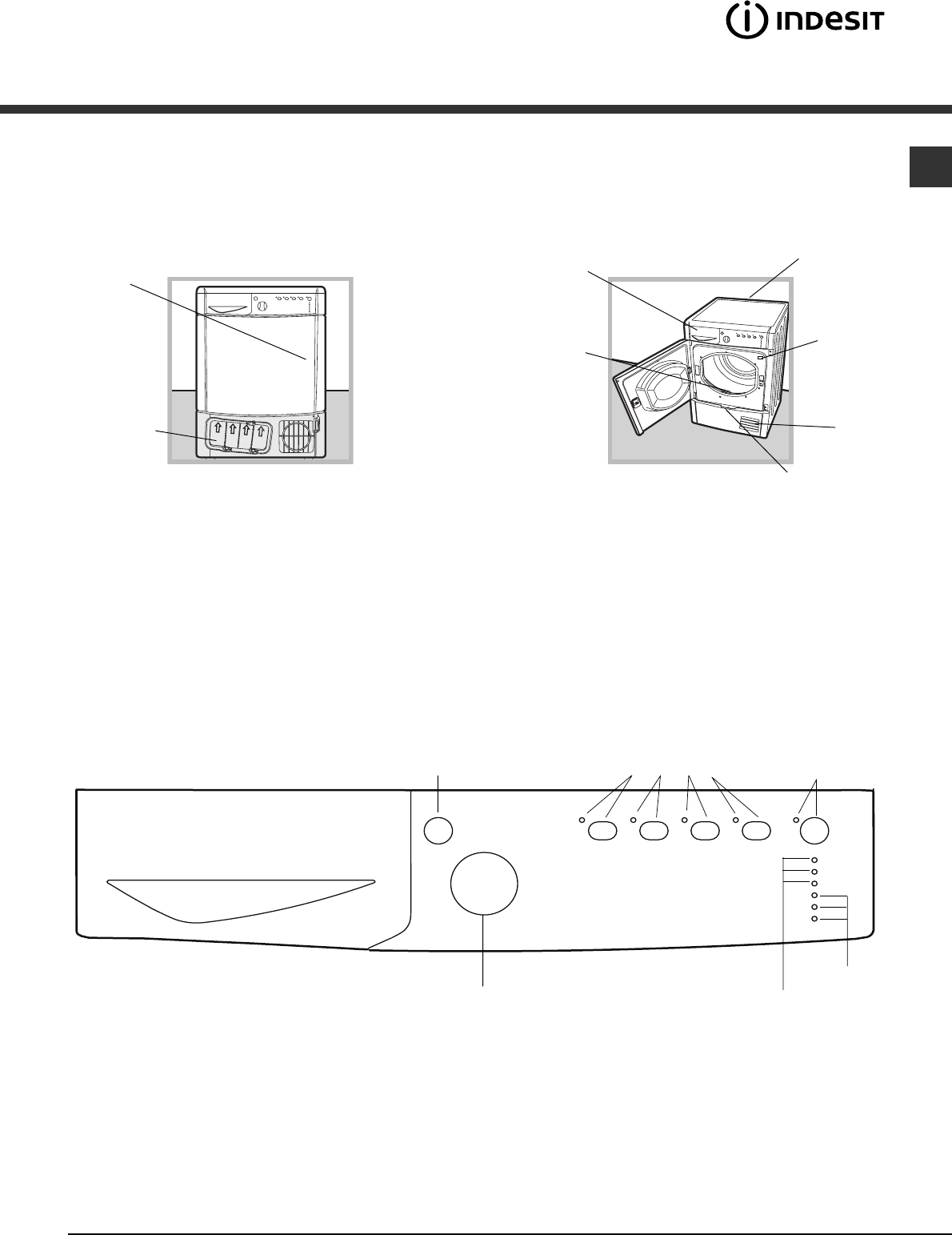 Indesit droger idca 735