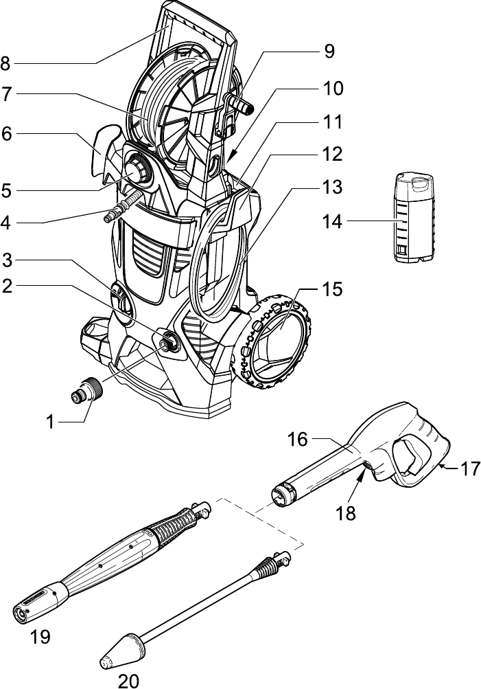 Karcher k3 схема запчасти