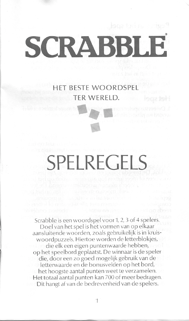 Scrabble (pagina 1 van 10) (Nederlands)