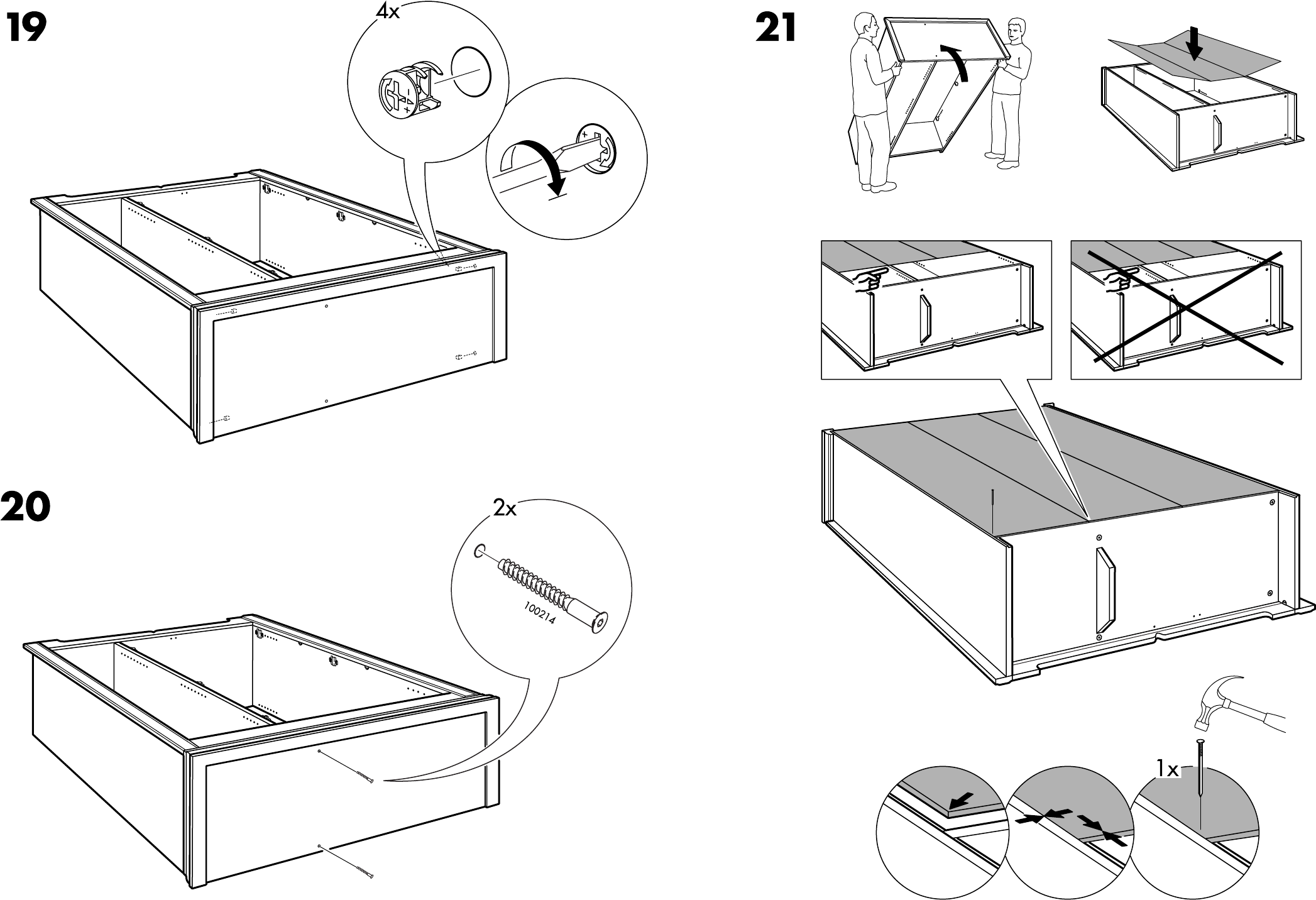 Handleiding Ikea Aspelund Garderobekast (pagina 14 Van 14) (Nederlands ...