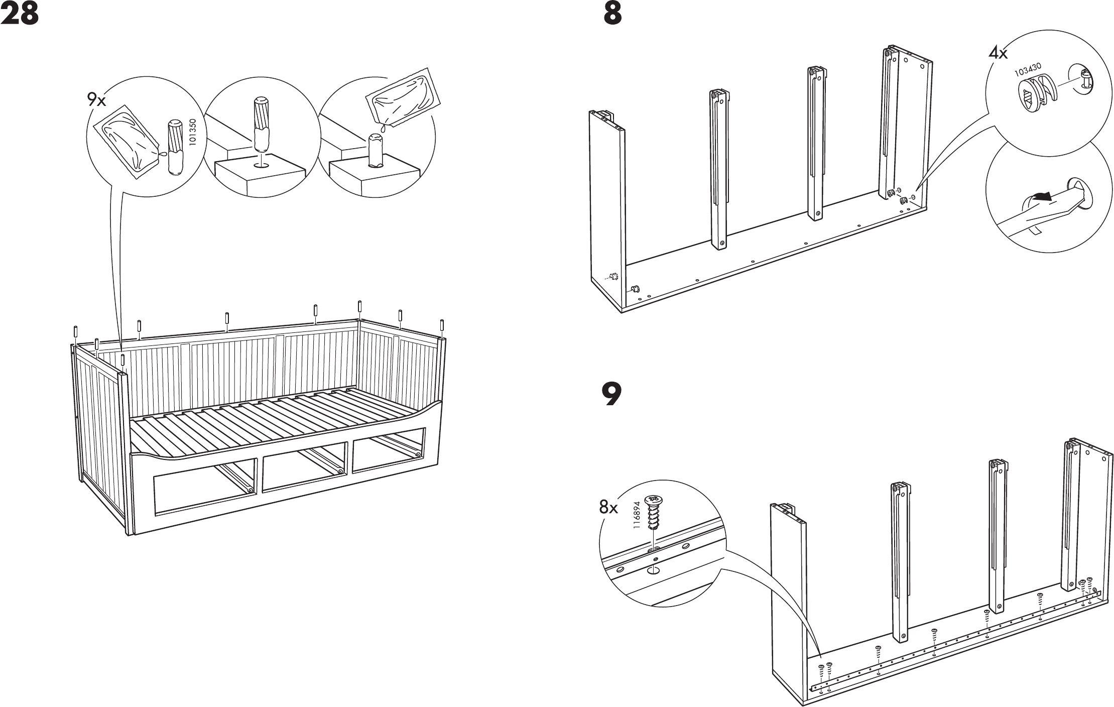 кровать бримнэс инструкция по сборке