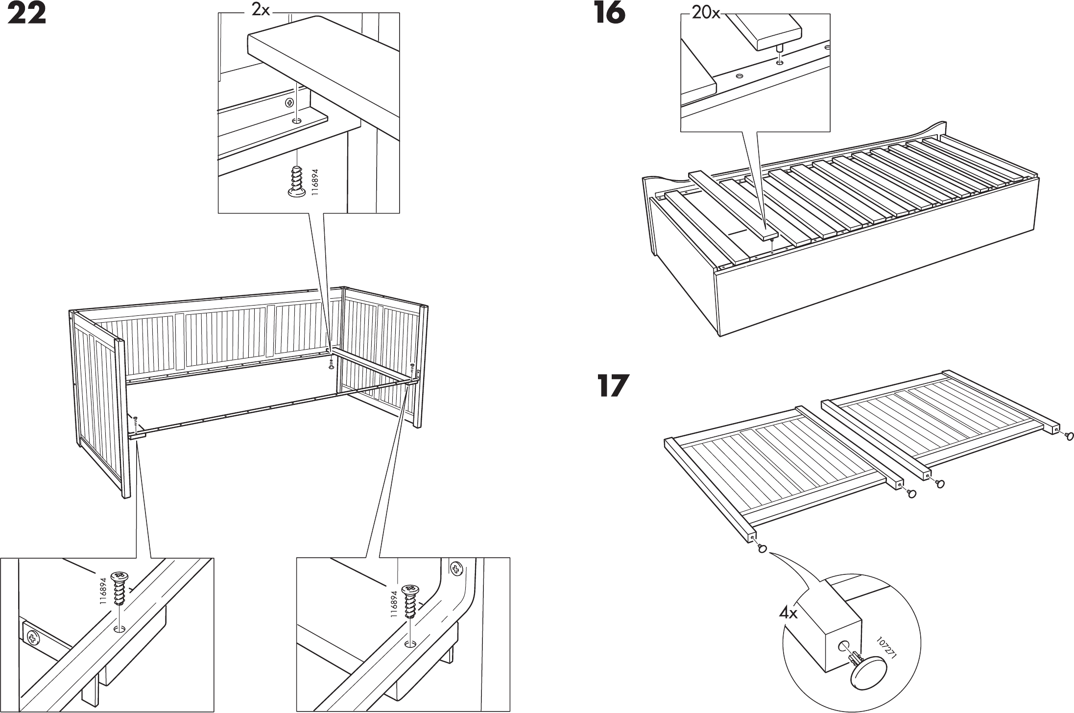 кровать икеа сборка инструкция skorva