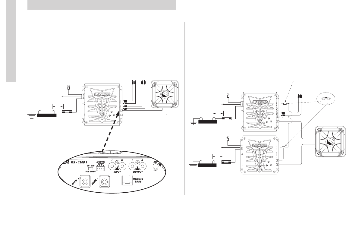 Kicker Cxa 1200.1 Wiring Diagram