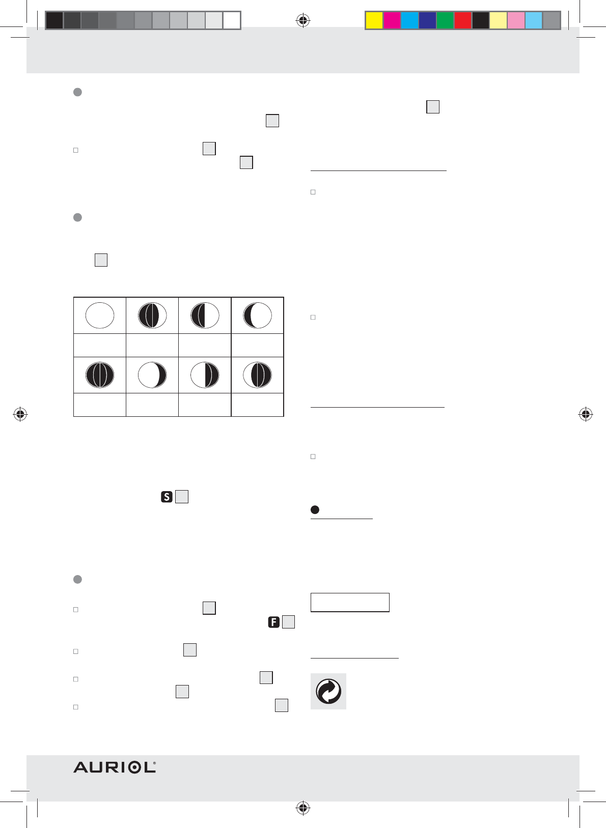 Handleiding Auriol Z30237C (pagina 15 van 42) (Deutsch, English, Dansk,  Svenska, Suomi)