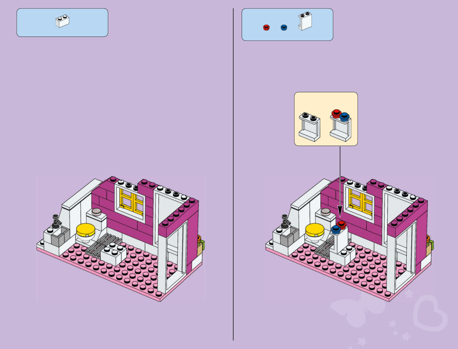 Лего френдс комната стефани инструкция по сборке