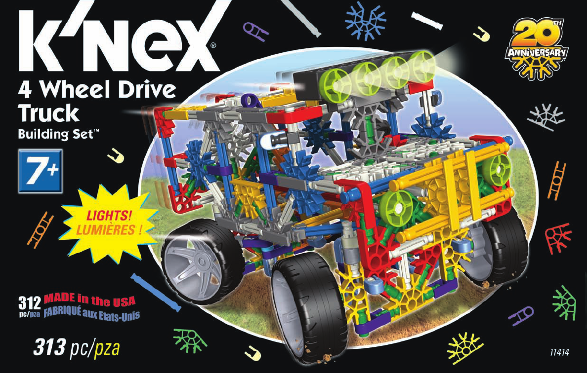 knex 4 wheel drive truck