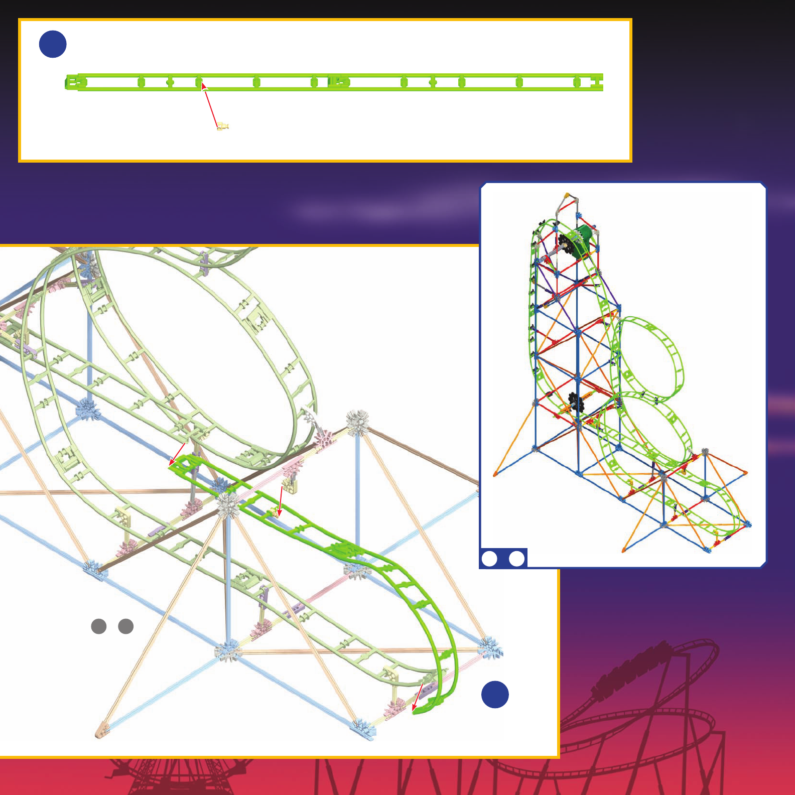 Handleiding Knex Amazin 8 Roller Coaster pagina 24 van 32 Alle