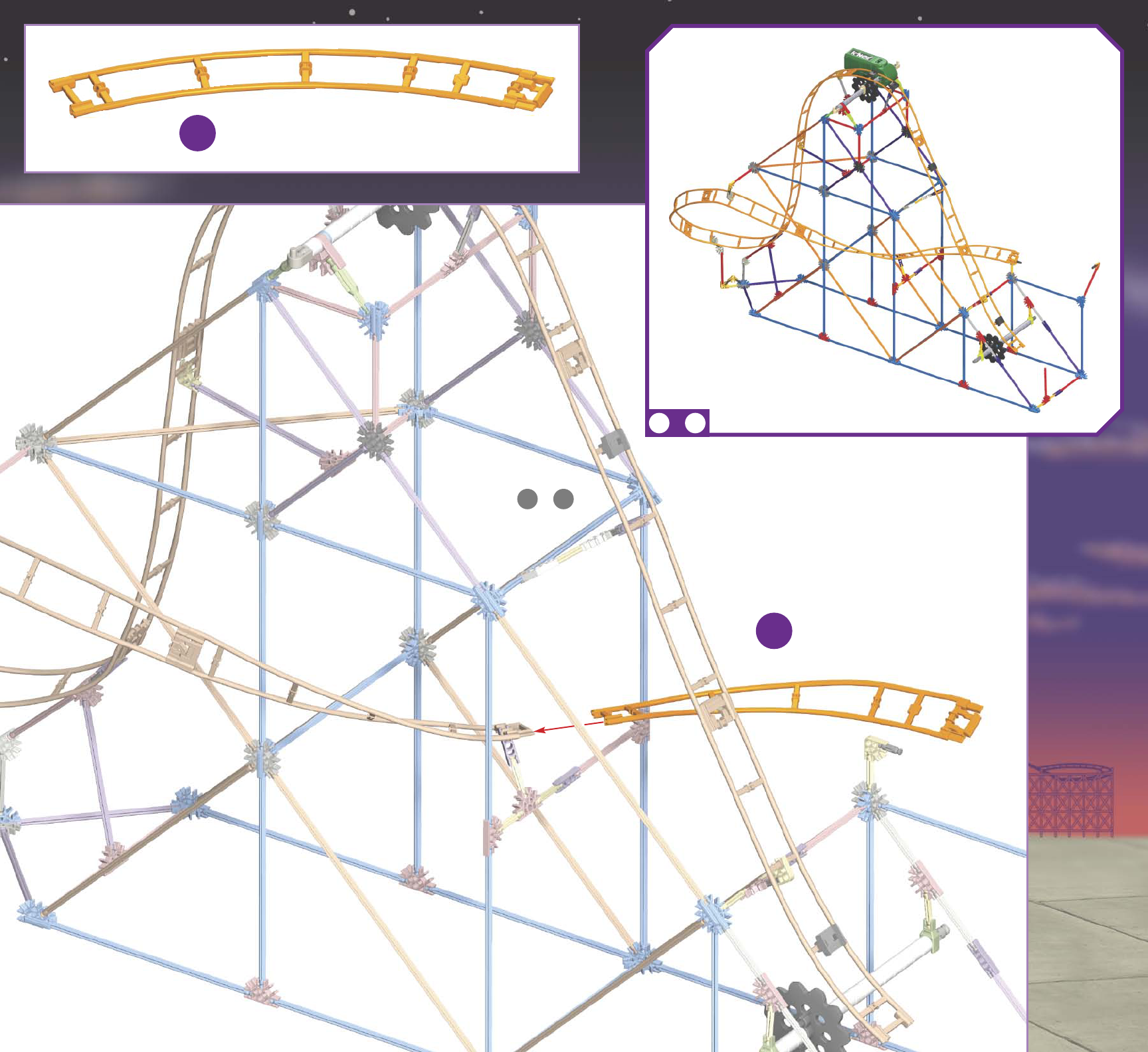 Handleiding Knex Corkscrew Coaster pagina 25 van 32 Alle talen