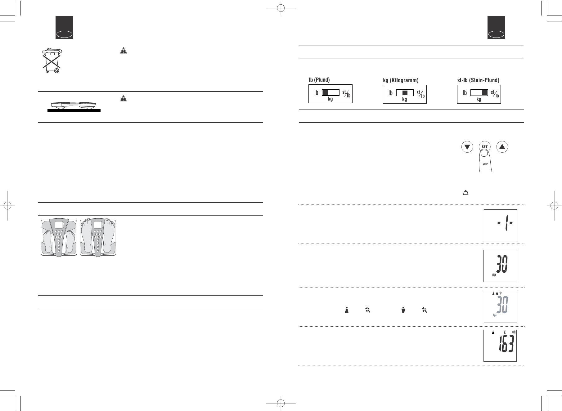 User manual Tanita BC-543 (English - 23 pages)