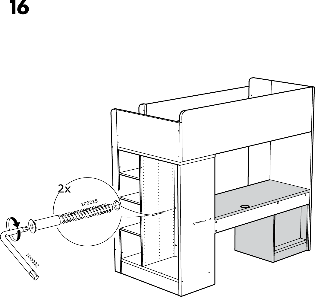 Decoderen tv station Houden Handleiding Ikea STUVA hoogslaper (pagina 16 van 20) (Alle talen)