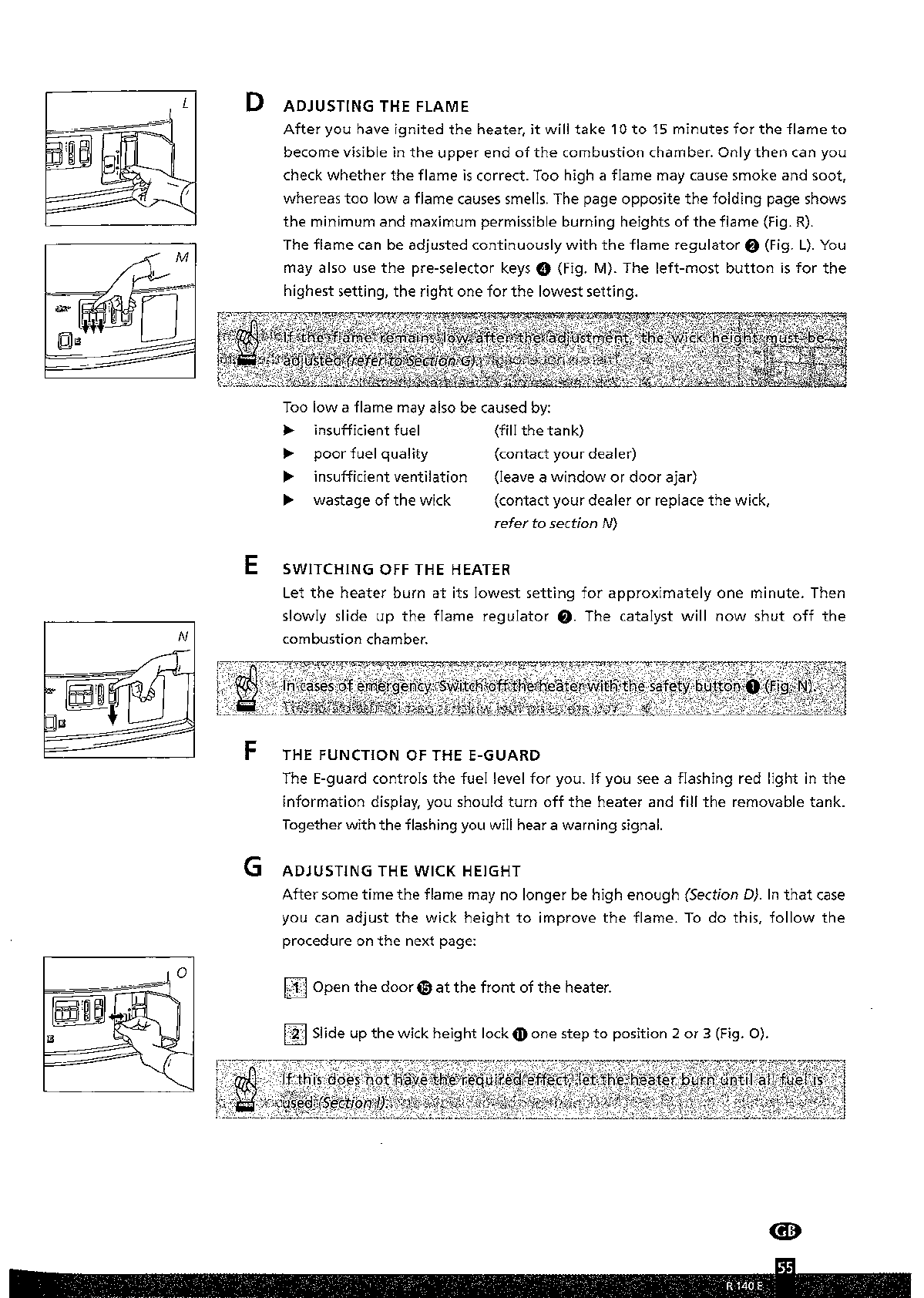 User manual Zibro Kamin R 140 E (15 pages)