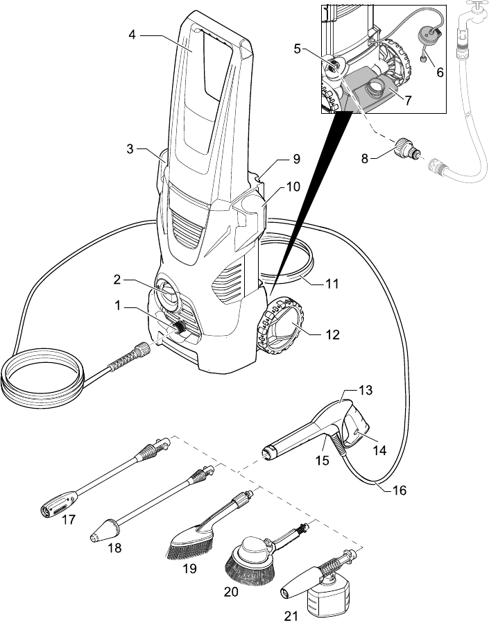 Схема karcher k5 premium