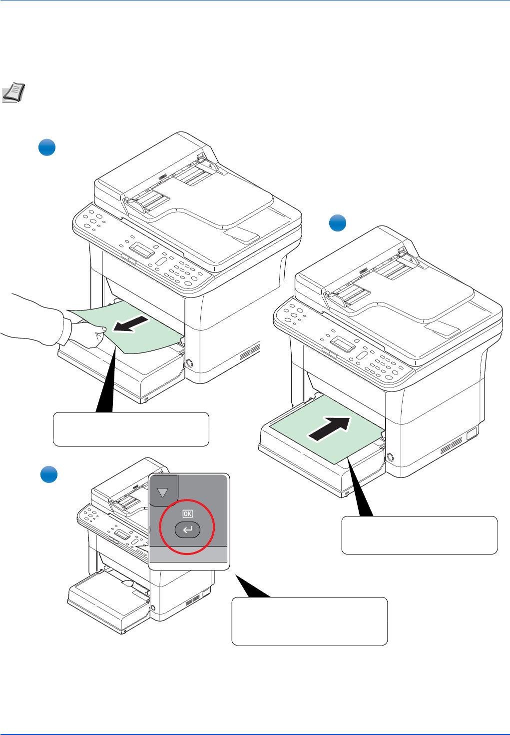 Kyocera дублируется изображение